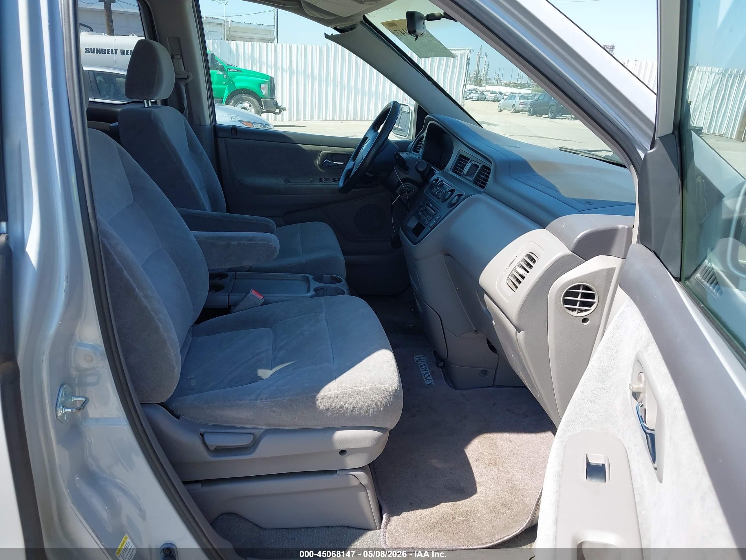 2002 Honda Odyssey Ex Silver vin: 2HKRL18682H522863