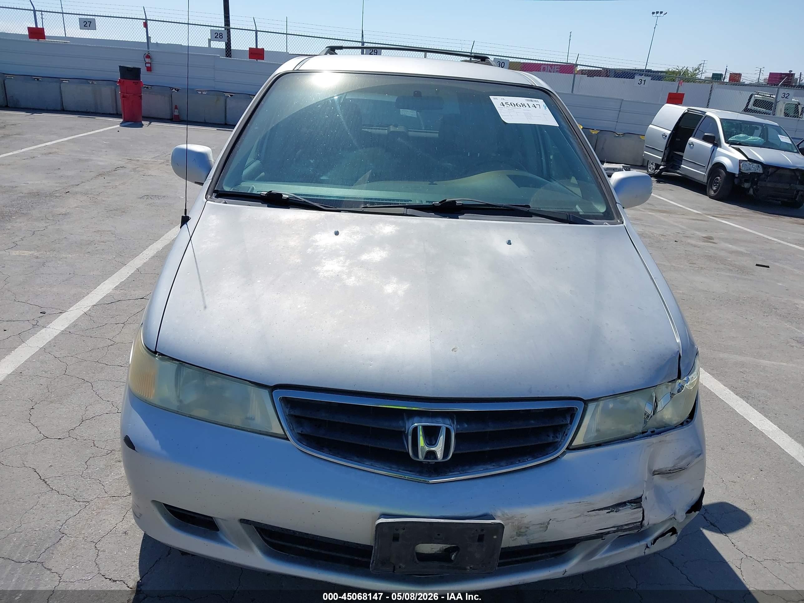 2002 Honda Odyssey Ex Silver vin: 2HKRL18682H522863