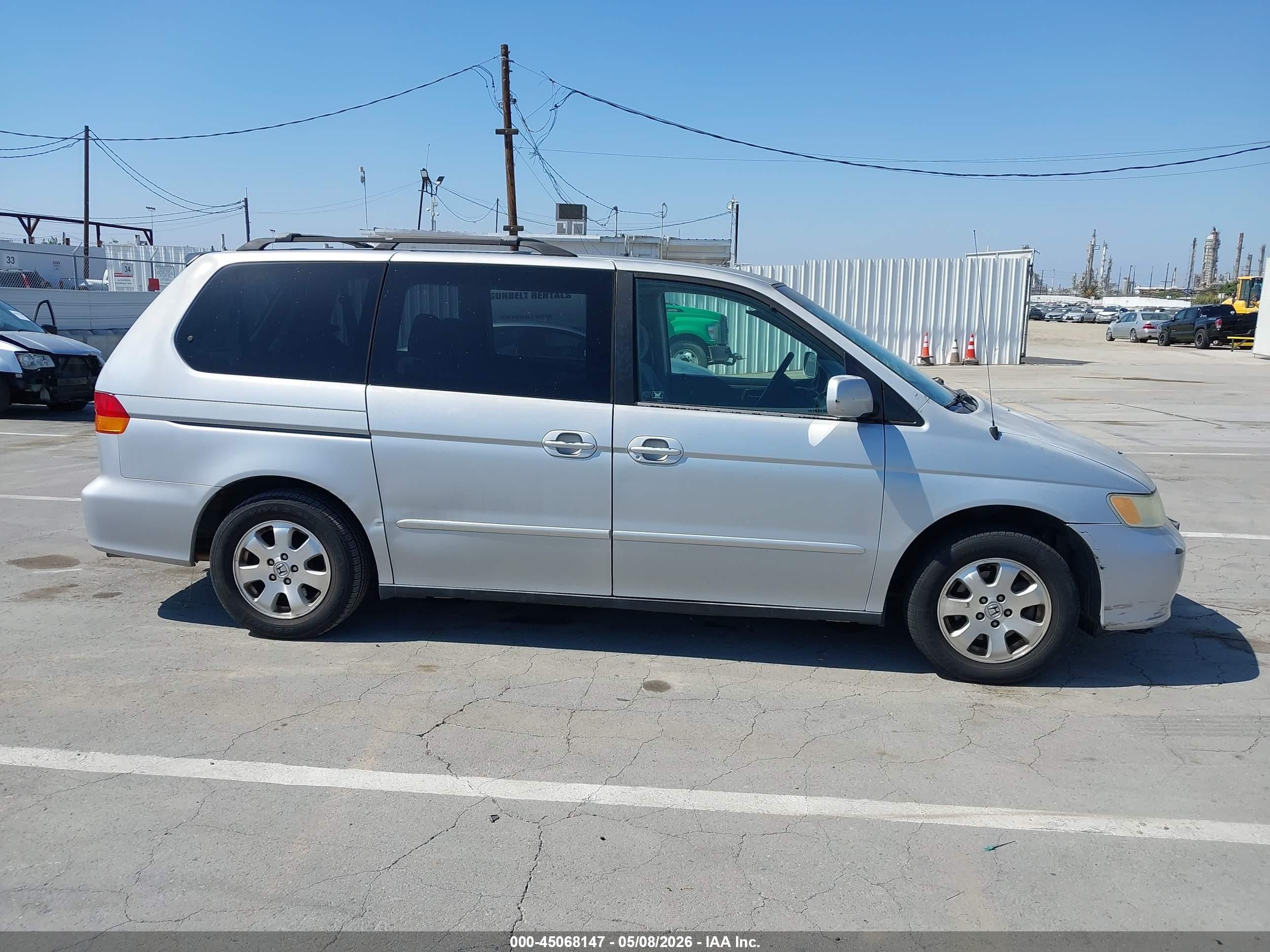 2002 Honda Odyssey Ex Silver vin: 2HKRL18682H522863
