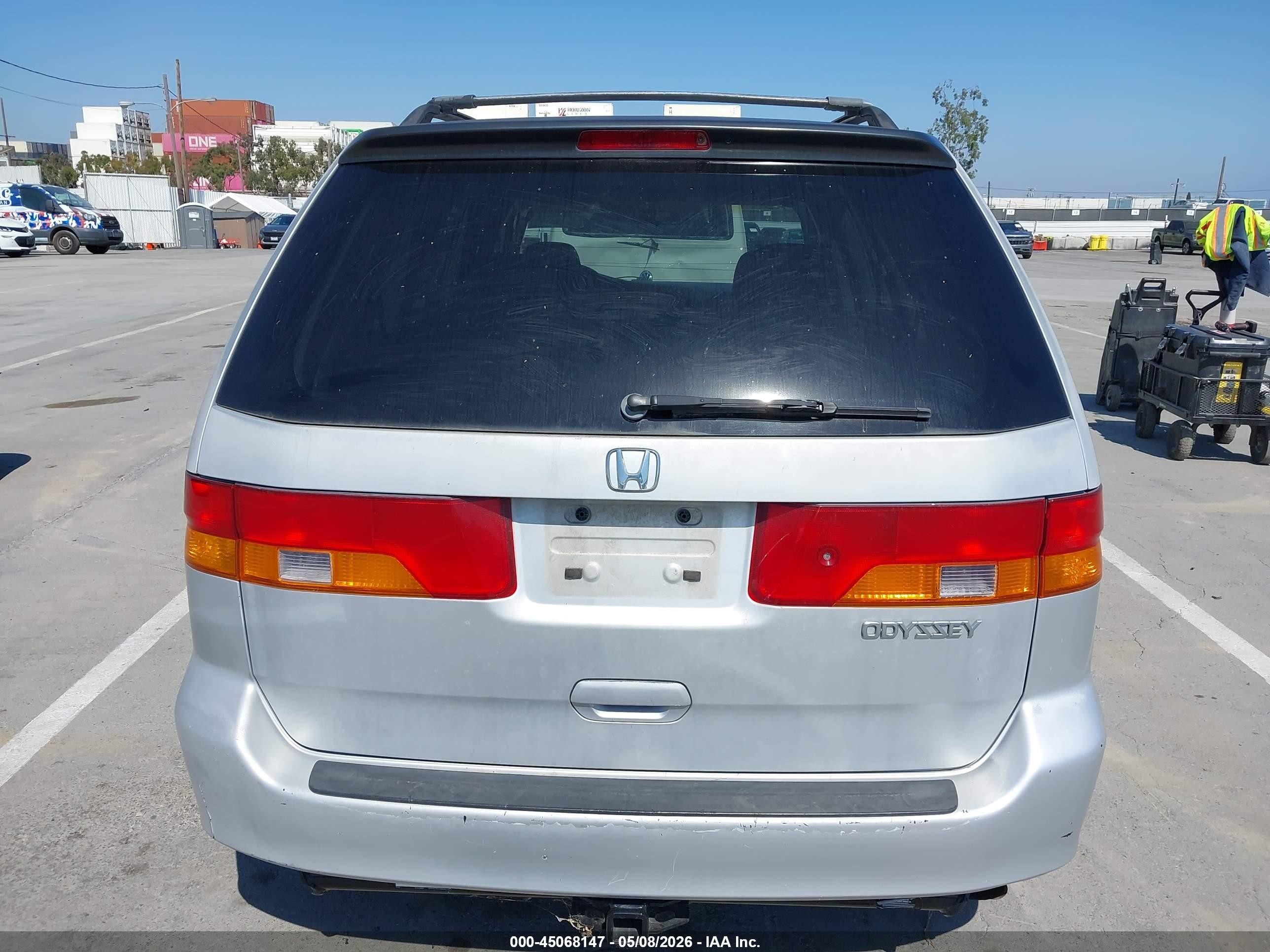 2002 Honda Odyssey Ex Silver vin: 2HKRL18682H522863