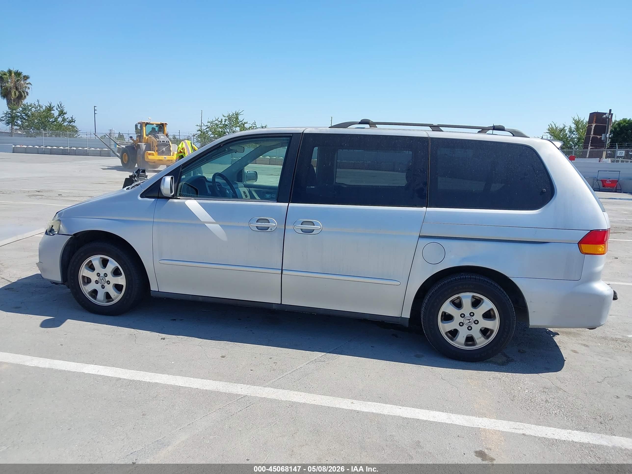 2002 Honda Odyssey Ex Silver vin: 2HKRL18682H522863