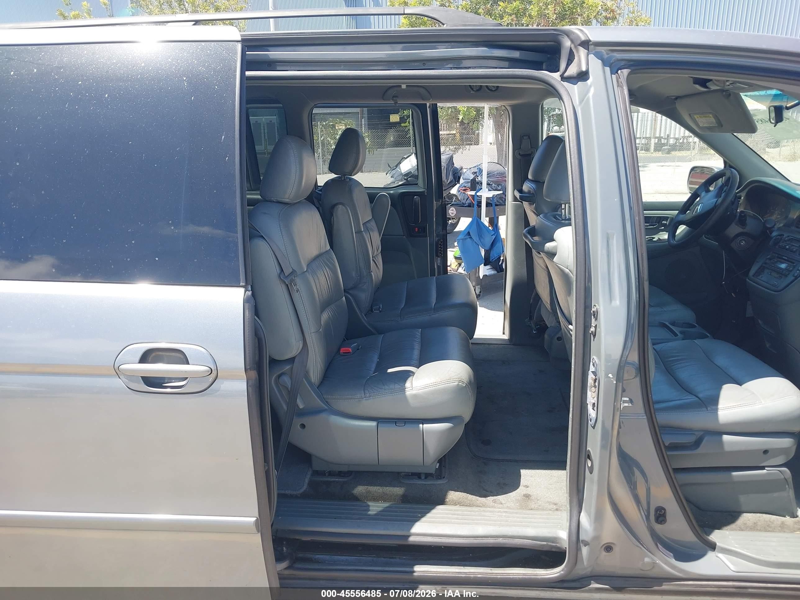 2002 Honda Odyssey Ex Gray vin: 2HKRL18682H529277