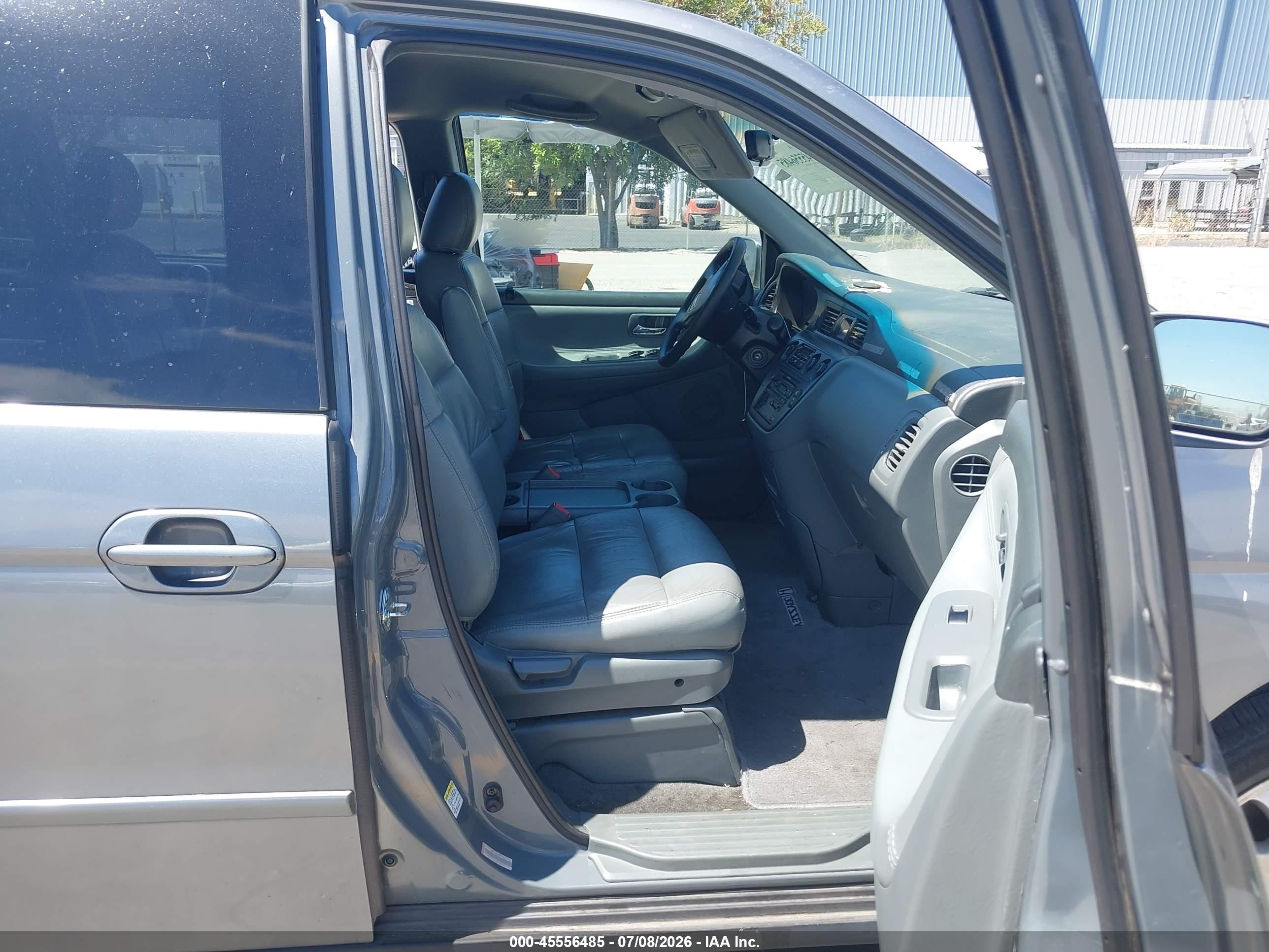 2002 Honda Odyssey Ex Gray vin: 2HKRL18682H529277
