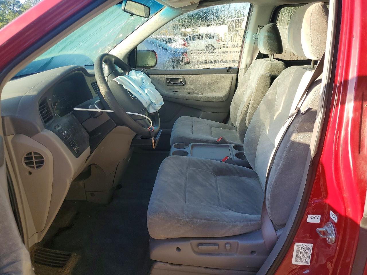 2002 Honda Odyssey Ex Red vin: 2HKRL18682H552011