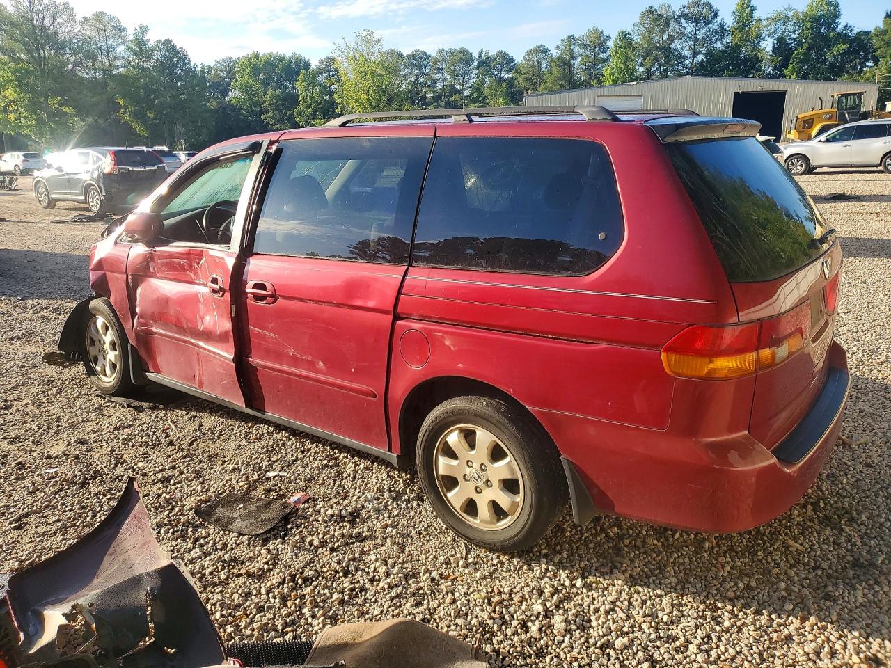 2002 Honda Odyssey Ex Red vin: 2HKRL18682H552011