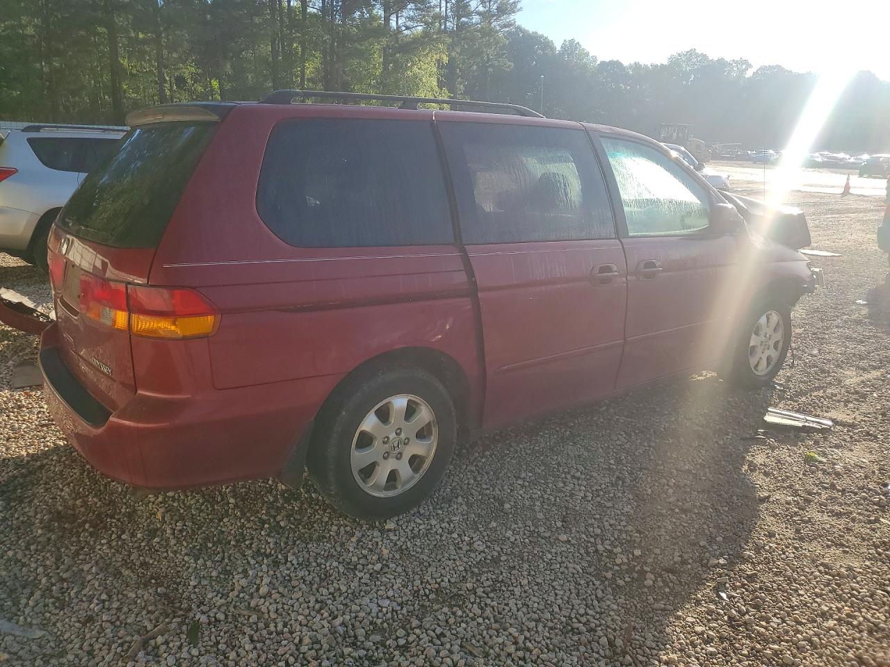 2002 Honda Odyssey Ex Red vin: 2HKRL18682H552011