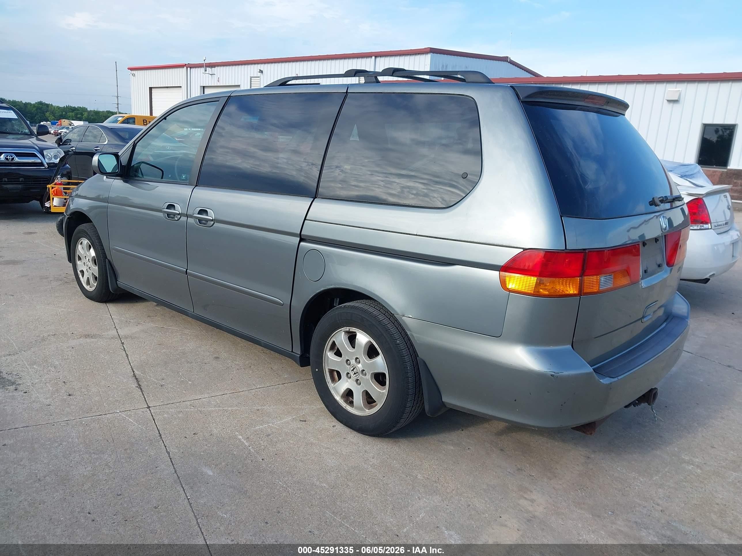 2002 Honda Odyssey Ex Серый vin: 2HKRL18682H573537