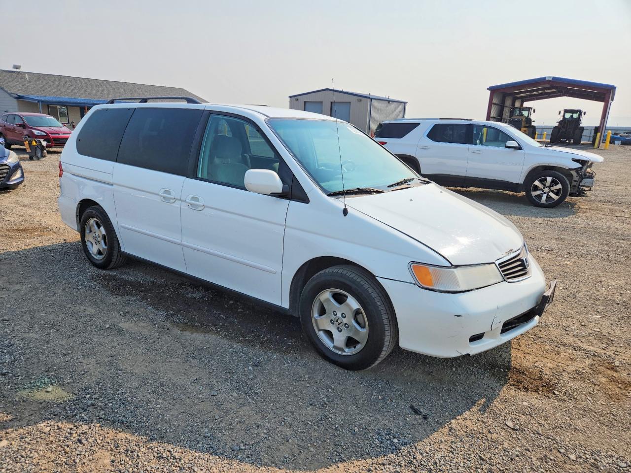2000 Honda Odyssey Ex White vin: 2HKRL1868YH626536