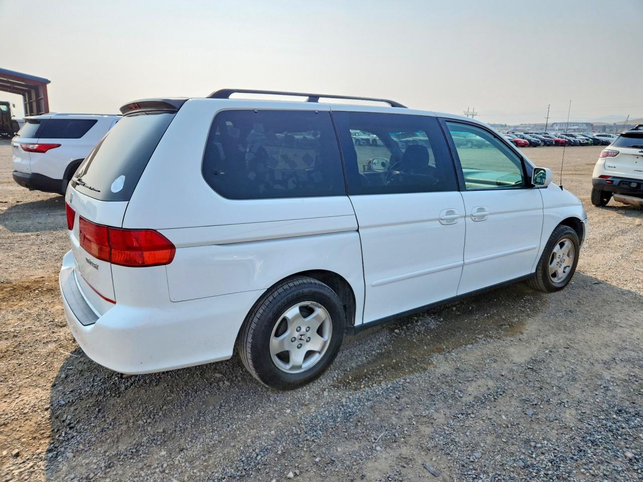2000 Honda Odyssey Ex White vin: 2HKRL1868YH626536