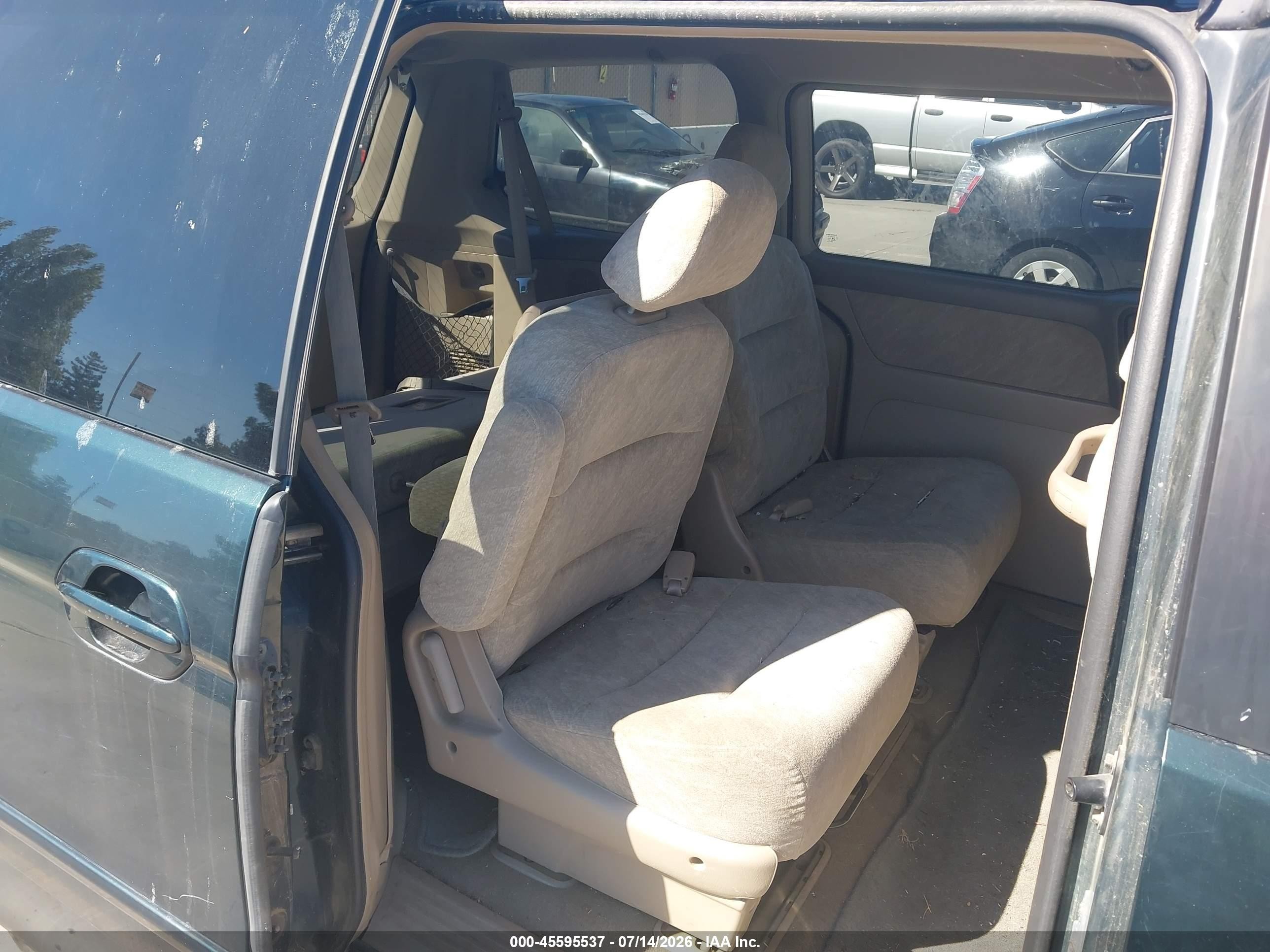 2001 Honda Odyssey Ex Green vin: 2HKRL18691H597375