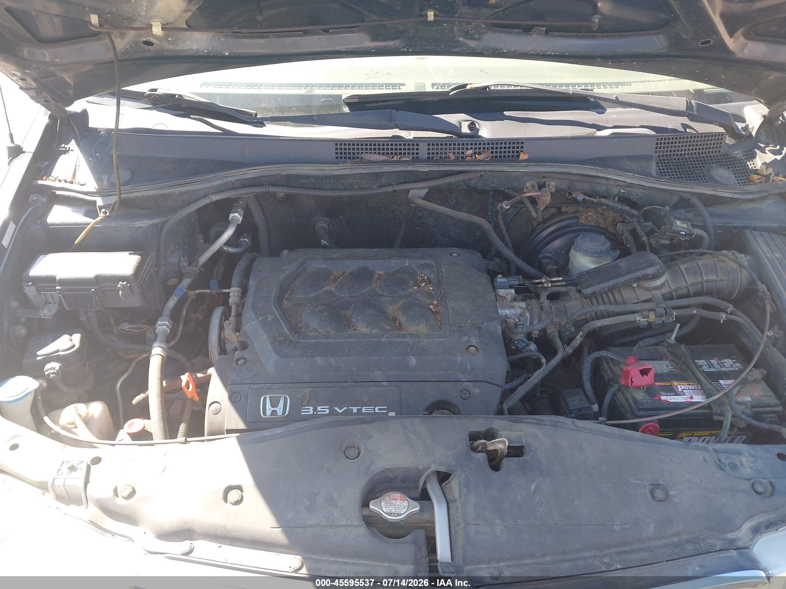 2001 Honda Odyssey Ex Green vin: 2HKRL18691H597375