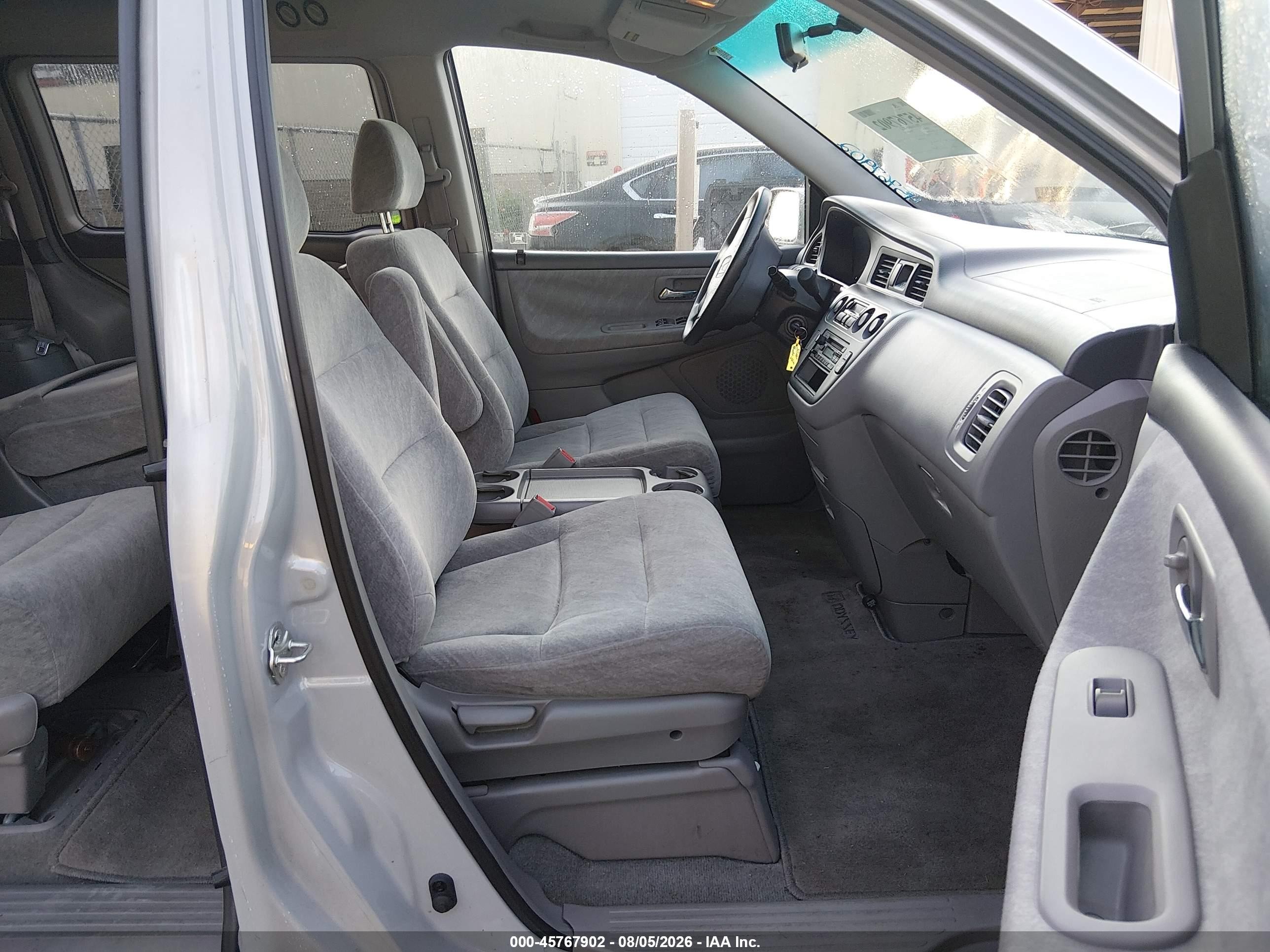 2001 Honda Odyssey Ex Silver vin: 2HKRL18691H611808