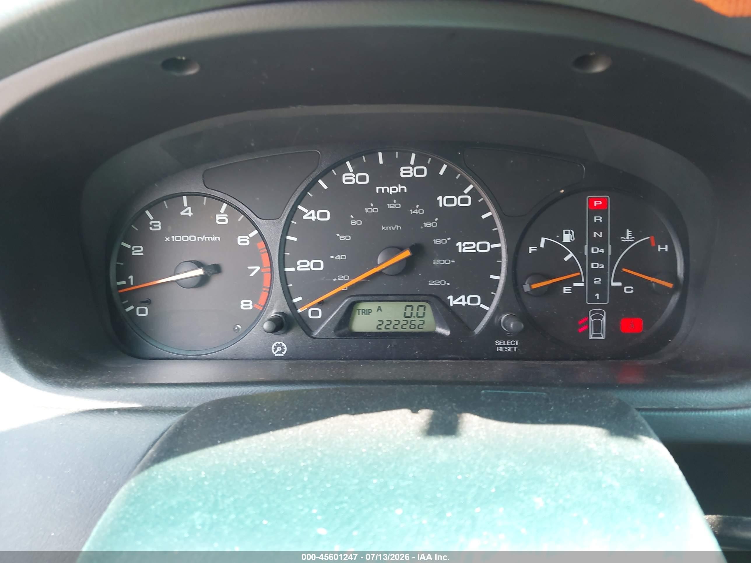 2001 Honda Odyssey Ex Серый vin: 2HKRL186X1H514942