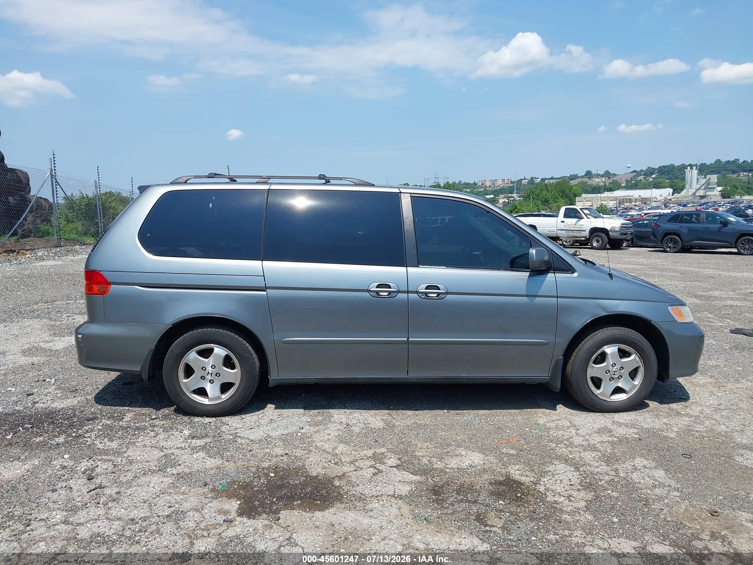 2001 Honda Odyssey Ex Серый vin: 2HKRL186X1H514942
