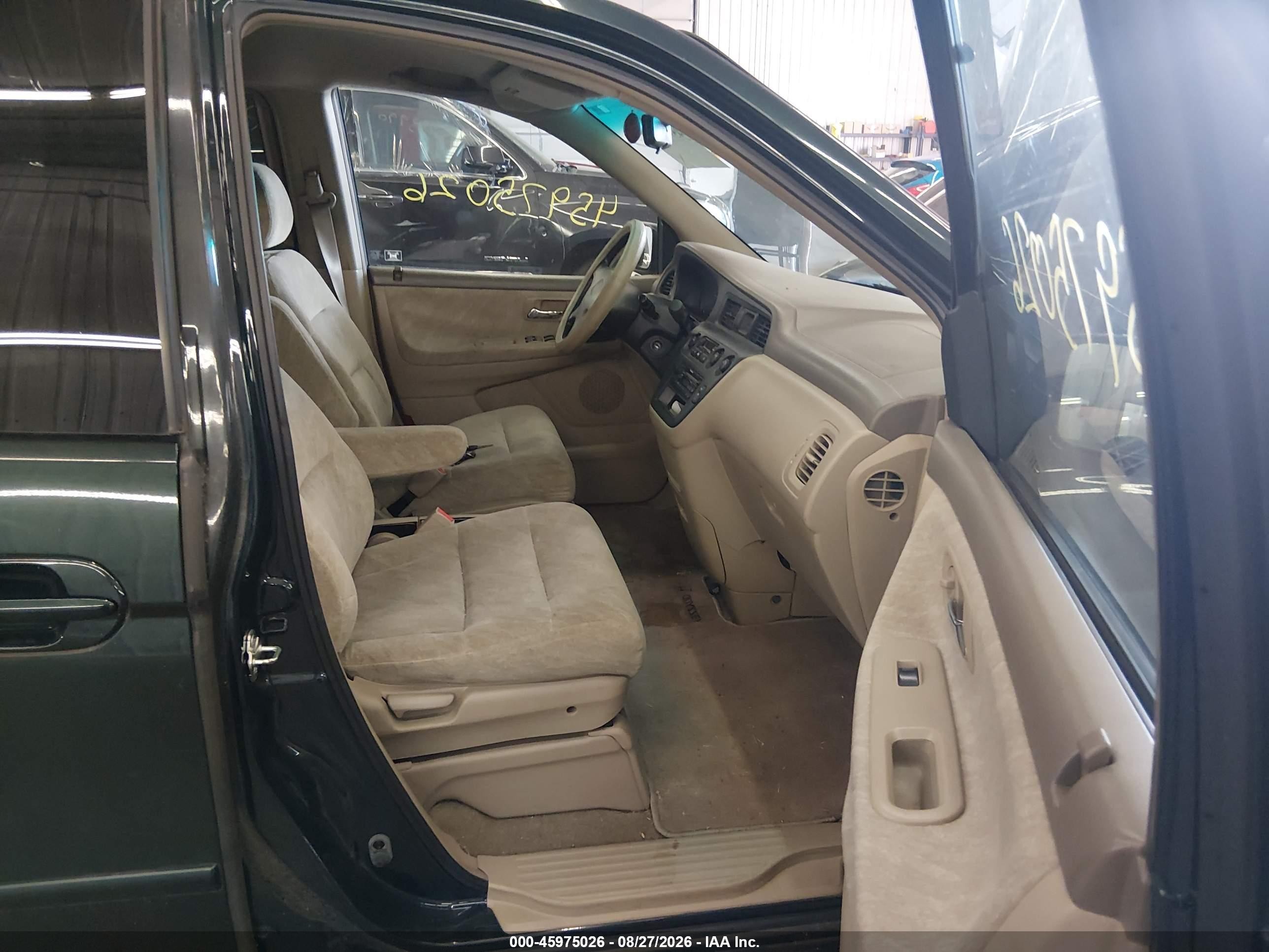 2001 Honda Odyssey Ex Green vin: 2HKRL186X1H572338