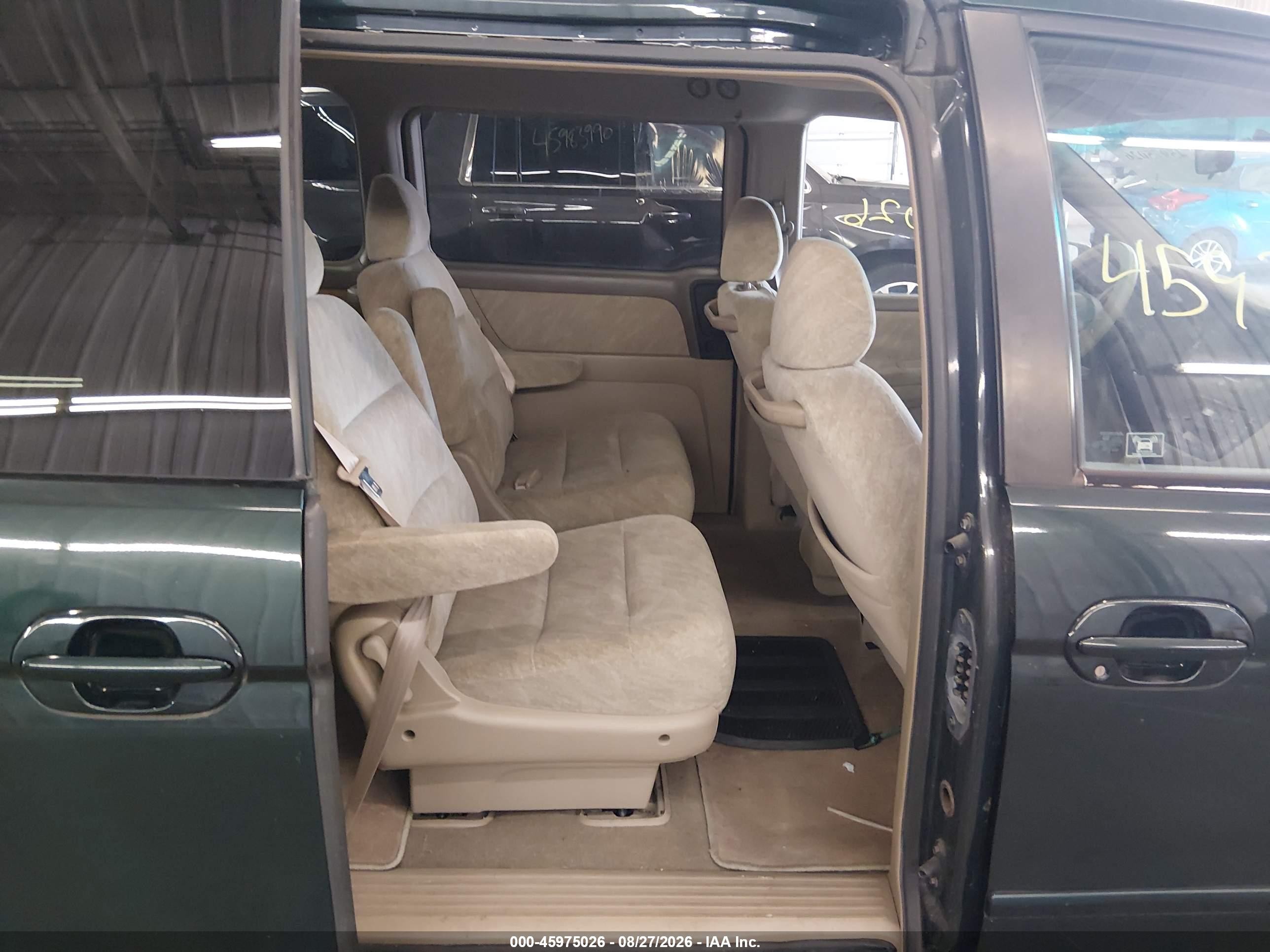 2001 Honda Odyssey Ex Green vin: 2HKRL186X1H572338
