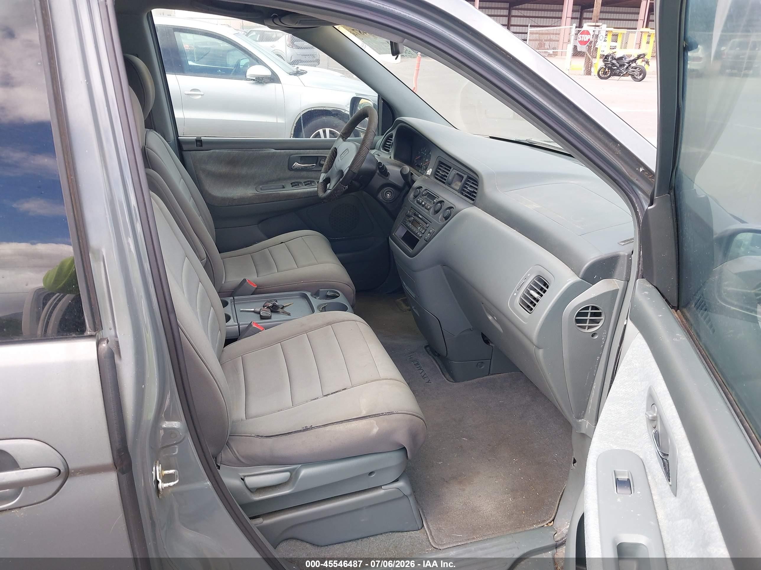 2001 Honda Odyssey Ex Gray vin: 2HKRL186X1H608397
