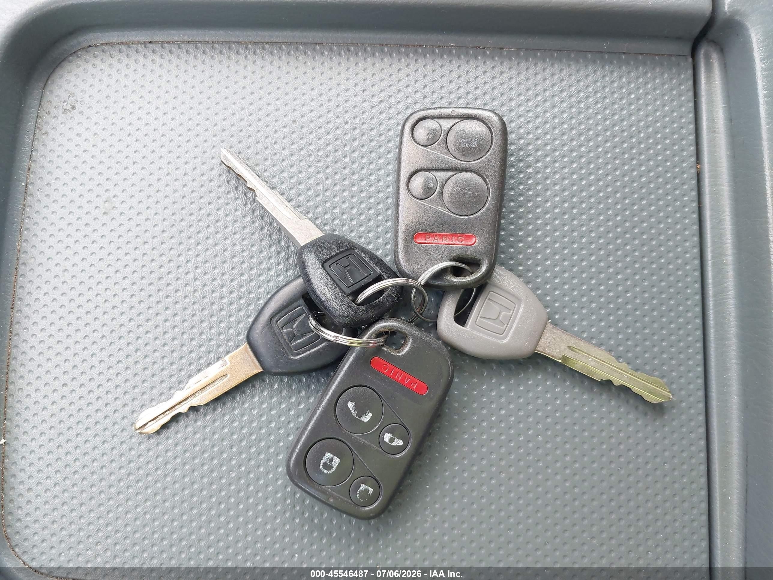 2001 Honda Odyssey Ex Gray vin: 2HKRL186X1H608397