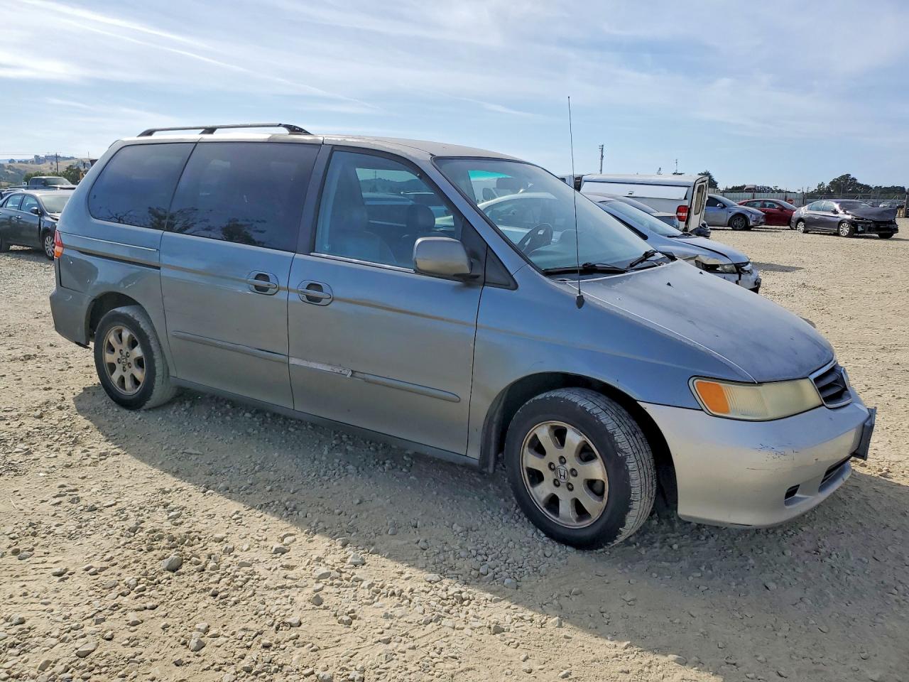 2002 Honda Odyssey Ex Gray vin: 2HKRL186X2H511962