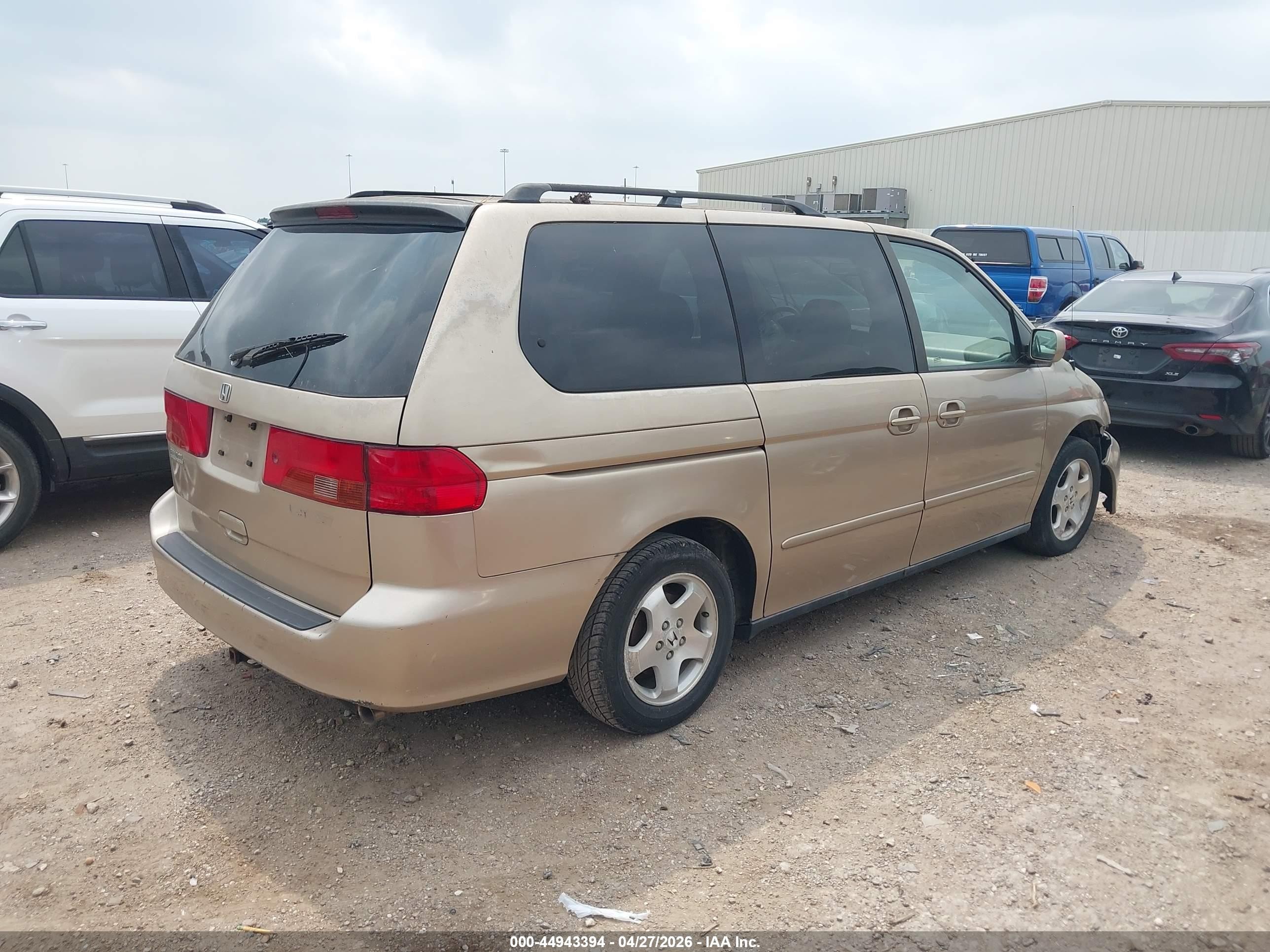 2000 Honda Odyssey Ex Tan vin: 2HKRL186XYH598139