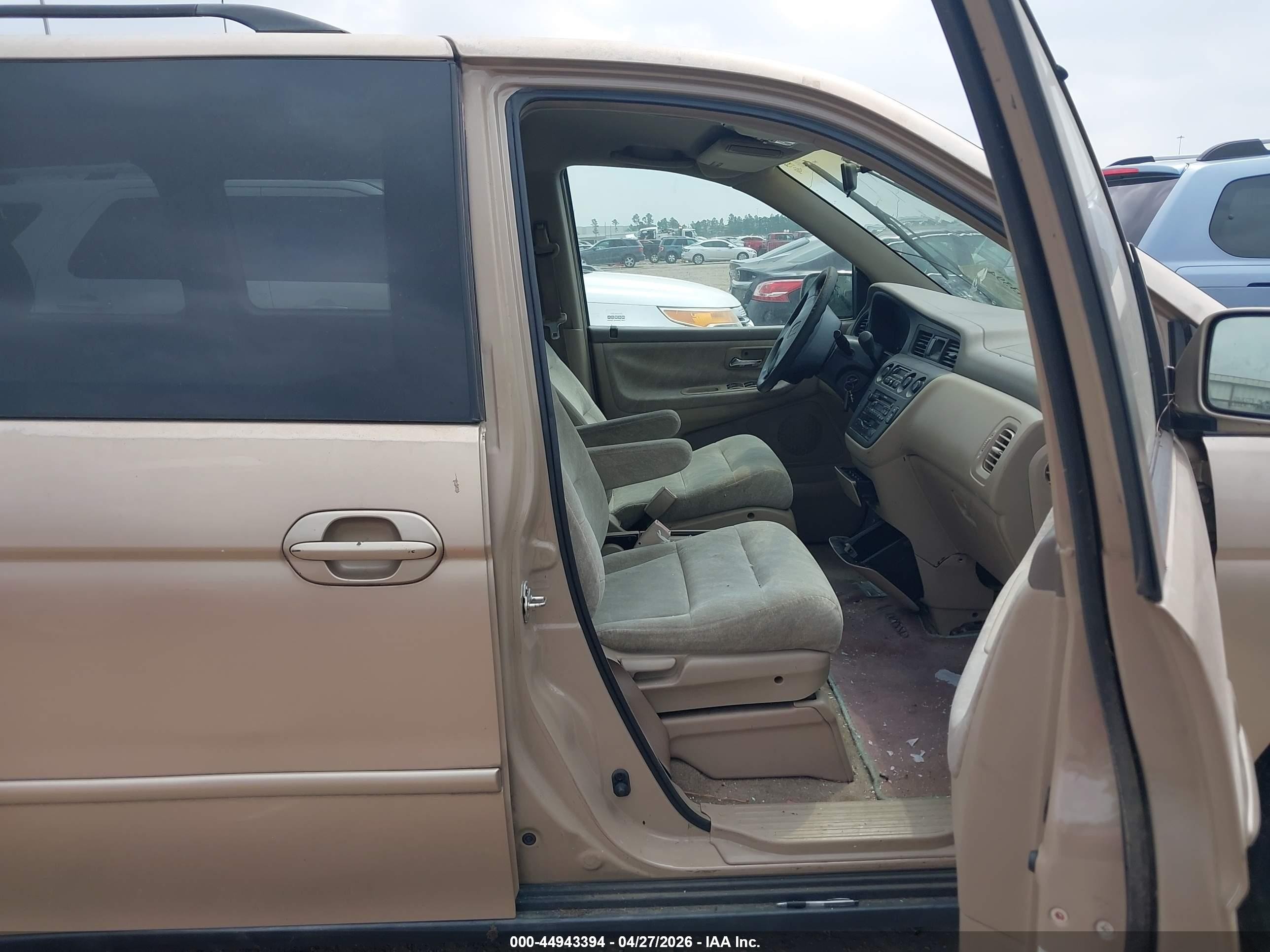 2000 Honda Odyssey Ex Tan vin: 2HKRL186XYH598139