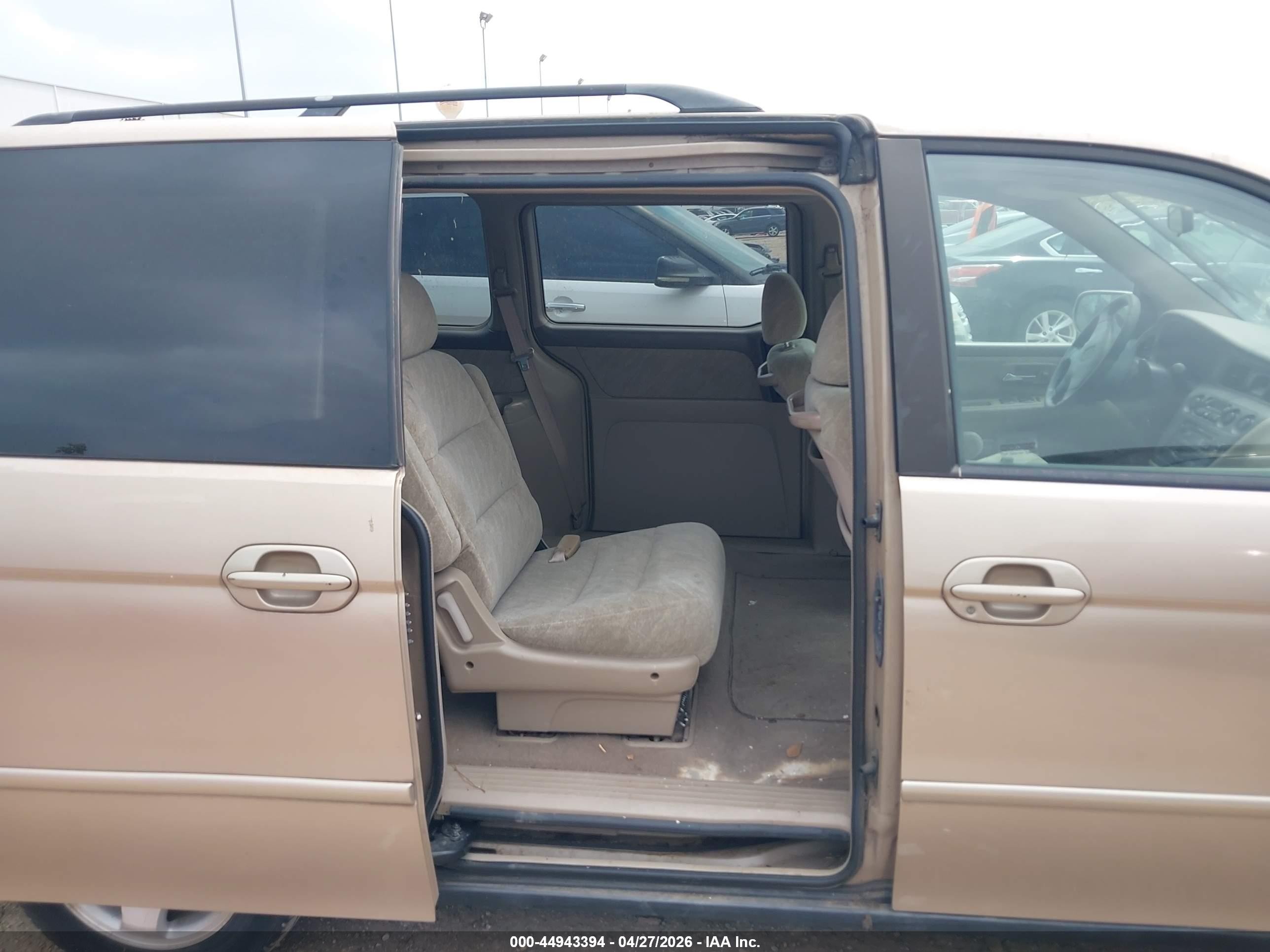 2000 Honda Odyssey Ex Tan vin: 2HKRL186XYH598139