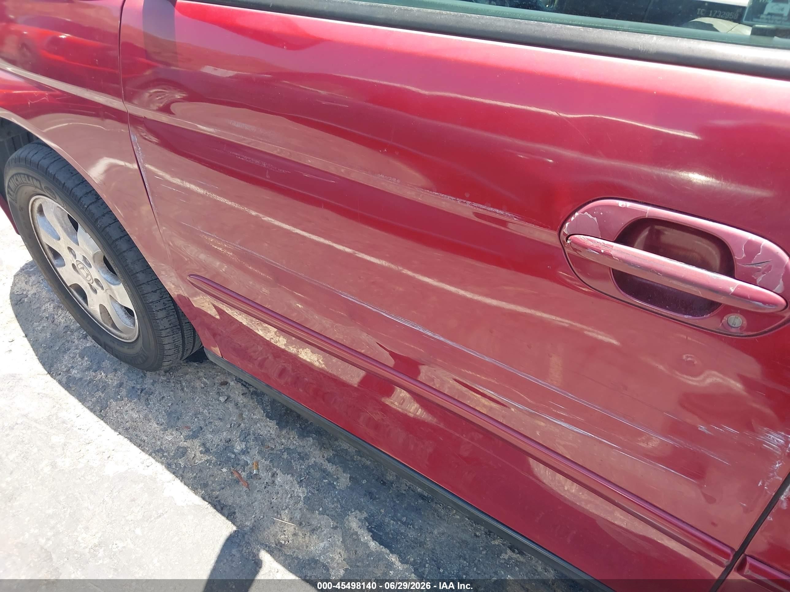 2002 Honda Odyssey Ex-l Red vin: 2HKRL18732H545573