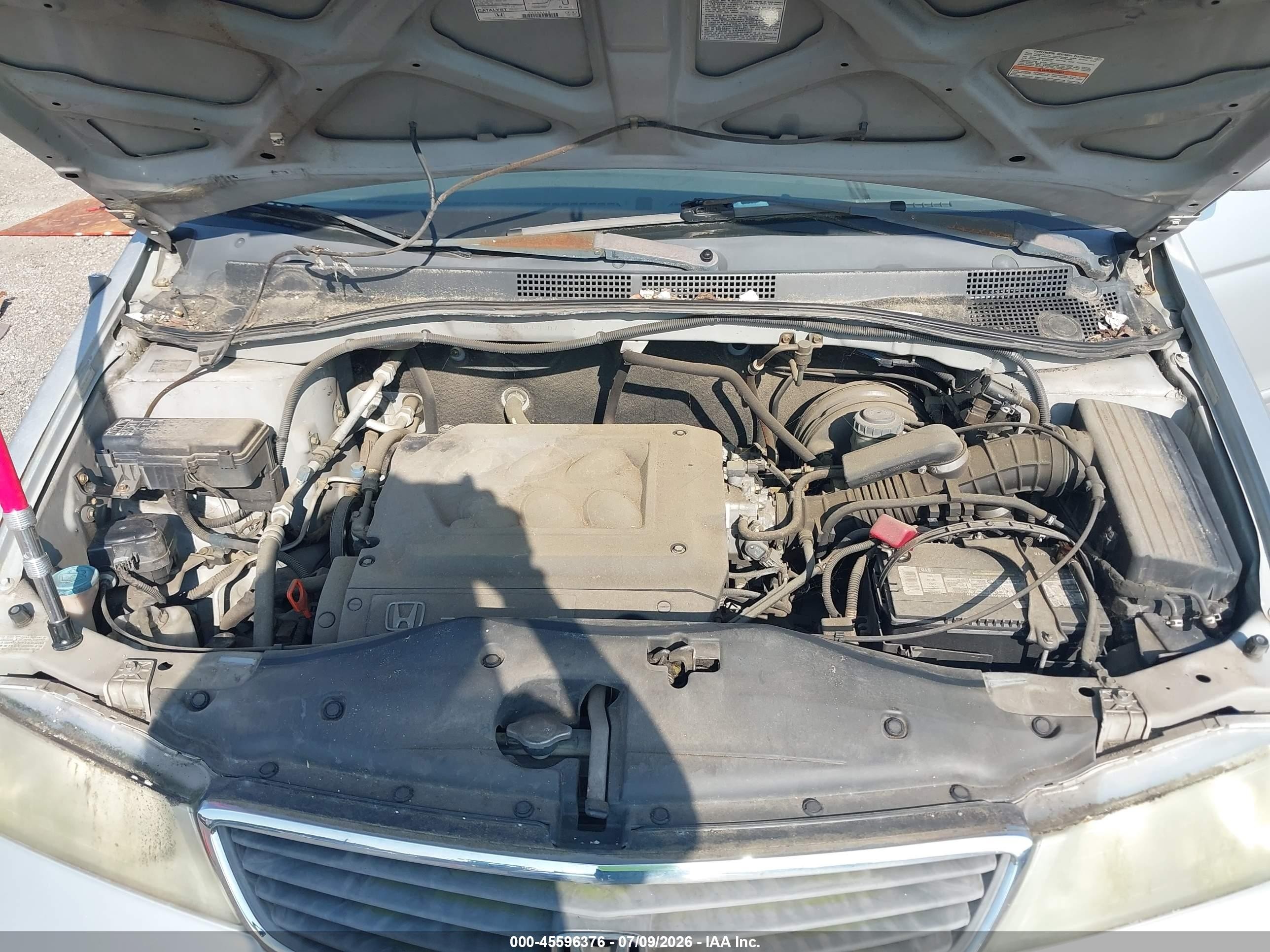 2001 Honda Odyssey Ex Silver vin: 2HKRL18781H563307