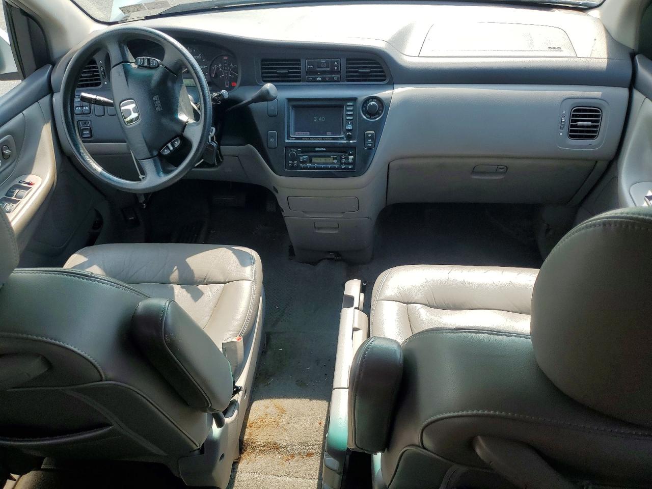 2002 Honda Odyssey Exl Silver vin: 2HKRL18782H576267