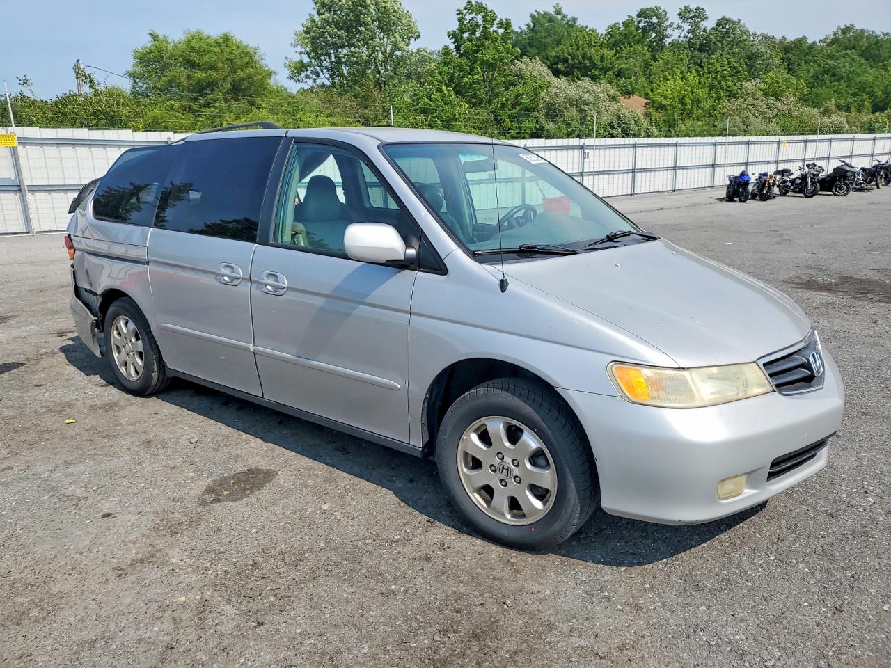 2002 Honda Odyssey Exl Silver vin: 2HKRL18782H576267