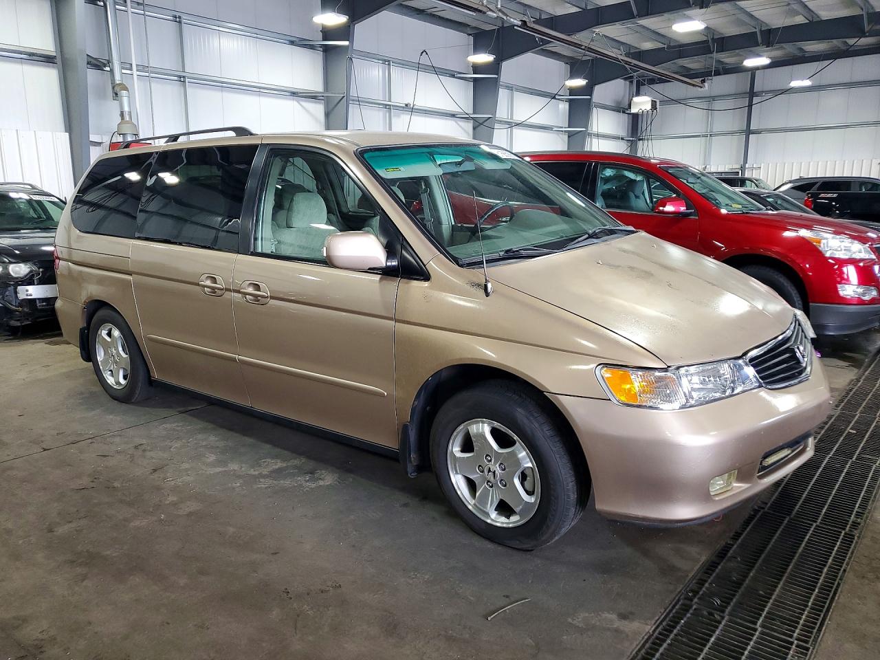 2000 Honda Odyssey Ex Желто-коричневый vin: 2HKRL1878YH556934