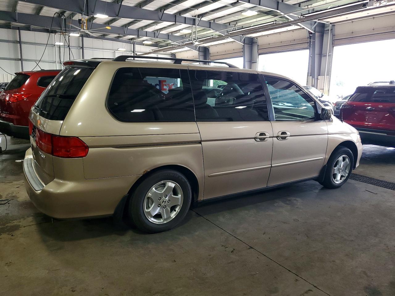 2000 Honda Odyssey Ex Желто-коричневый vin: 2HKRL1878YH556934