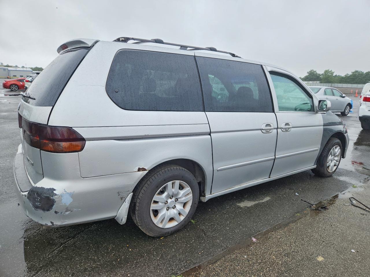 2002 Honda Odyssey Exl Silver vin: 2HKRL18902H554376
