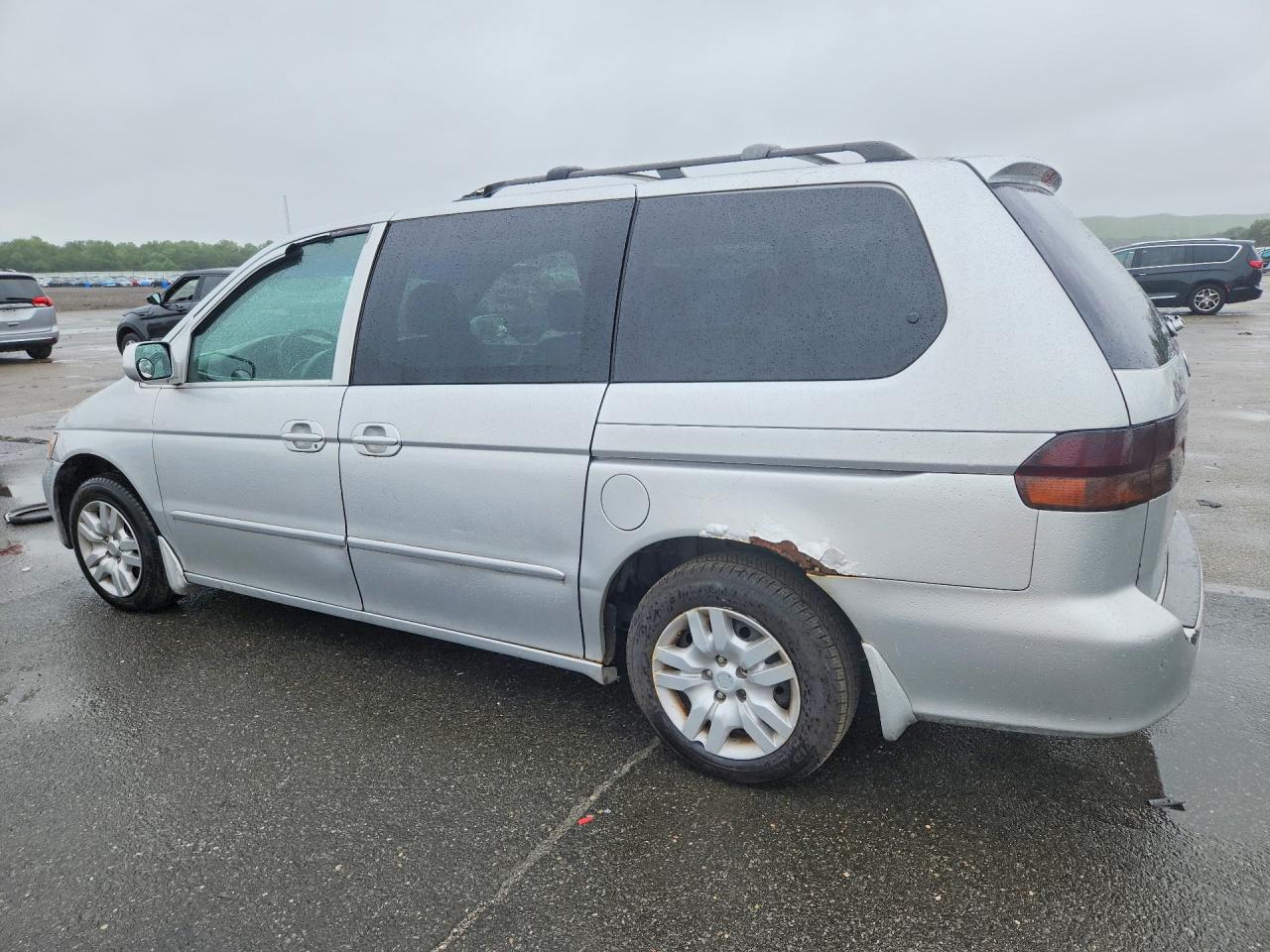 2002 Honda Odyssey Exl Silver vin: 2HKRL18902H554376