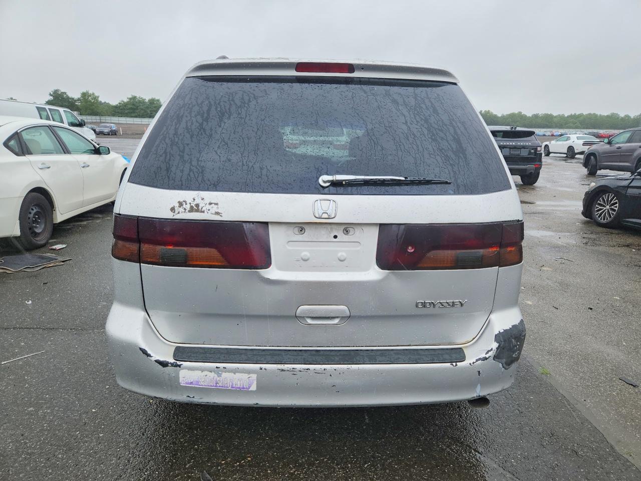 2002 Honda Odyssey Exl Silver vin: 2HKRL18902H554376