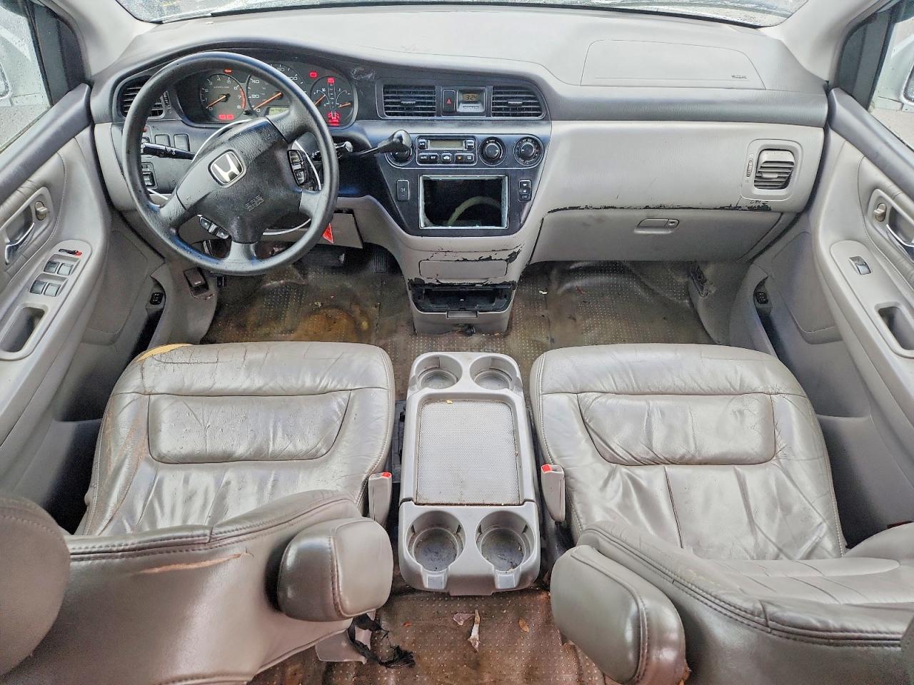 2002 Honda Odyssey Exl Silver vin: 2HKRL18902H554376
