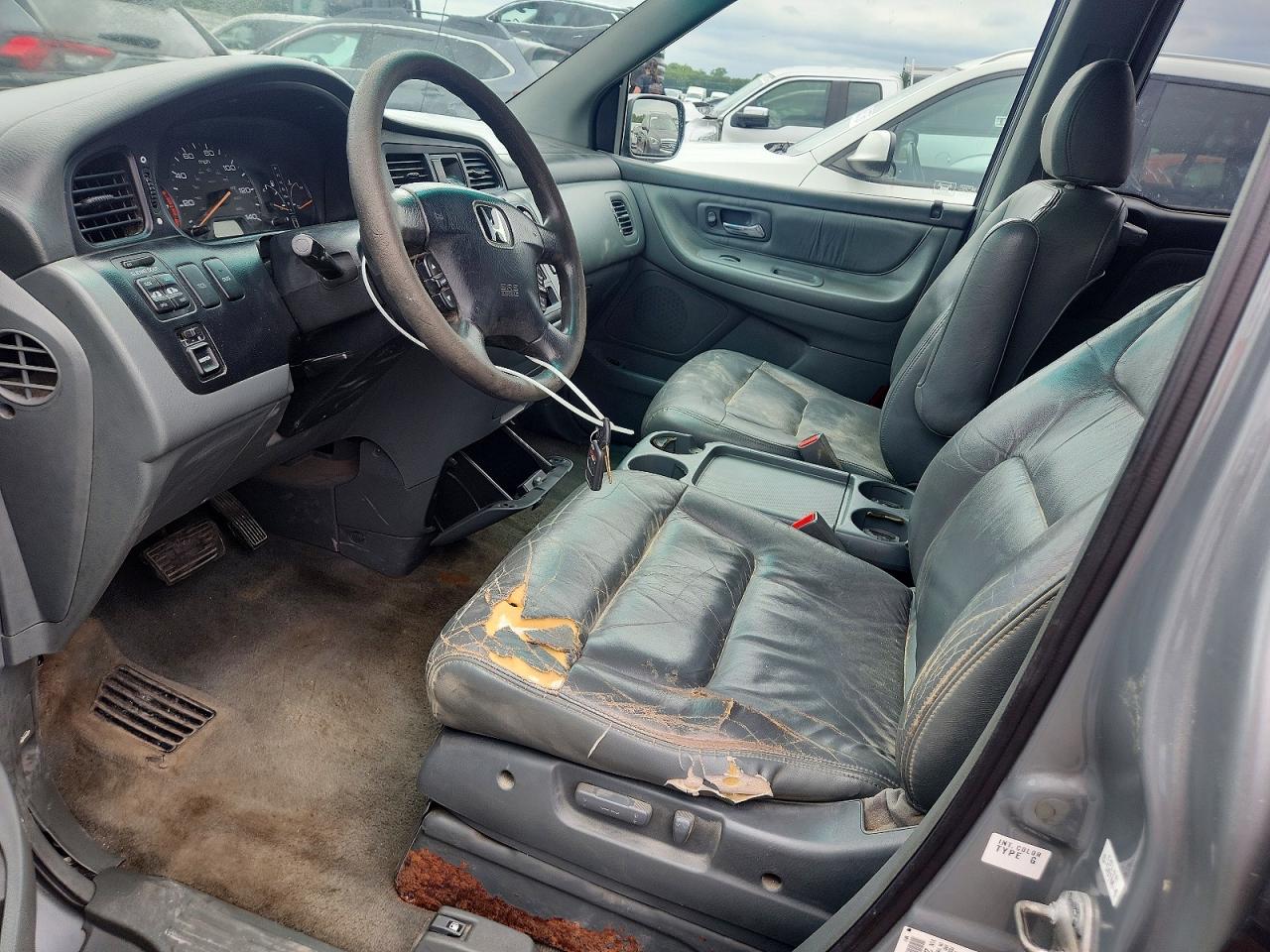 2002 Honda Odyssey Exl Silver vin: 2HKRL18922H549986