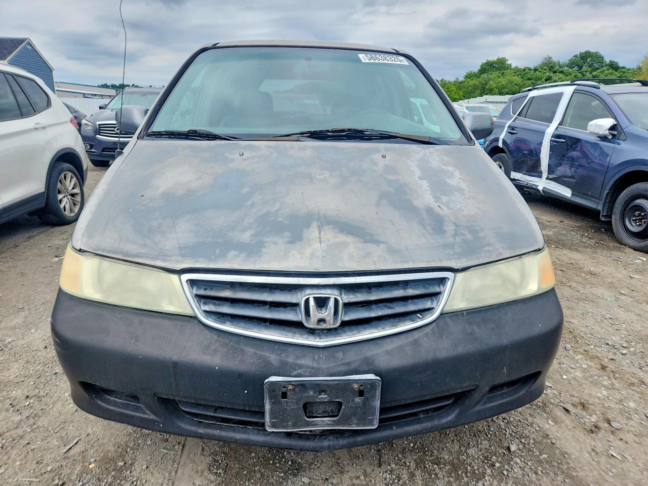 2002 Honda Odyssey Exl Silver vin: 2HKRL18922H549986