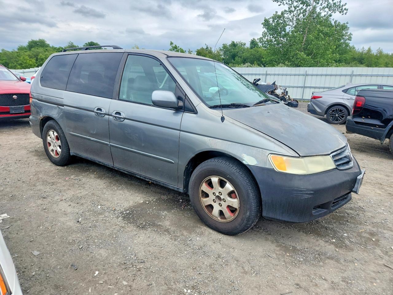 2002 Honda Odyssey Exl Silver vin: 2HKRL18922H549986
