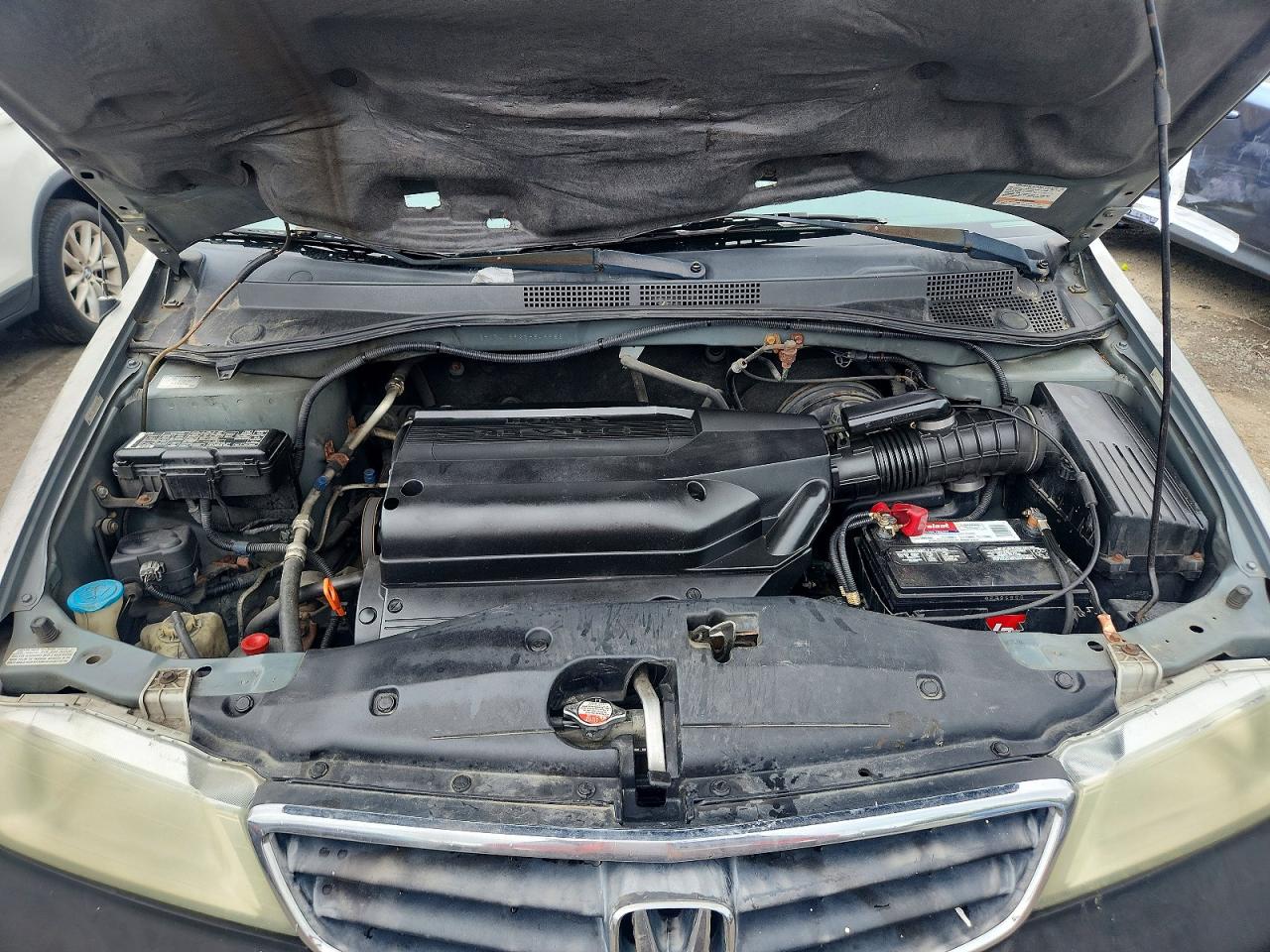 2002 Honda Odyssey Exl Silver vin: 2HKRL18922H549986