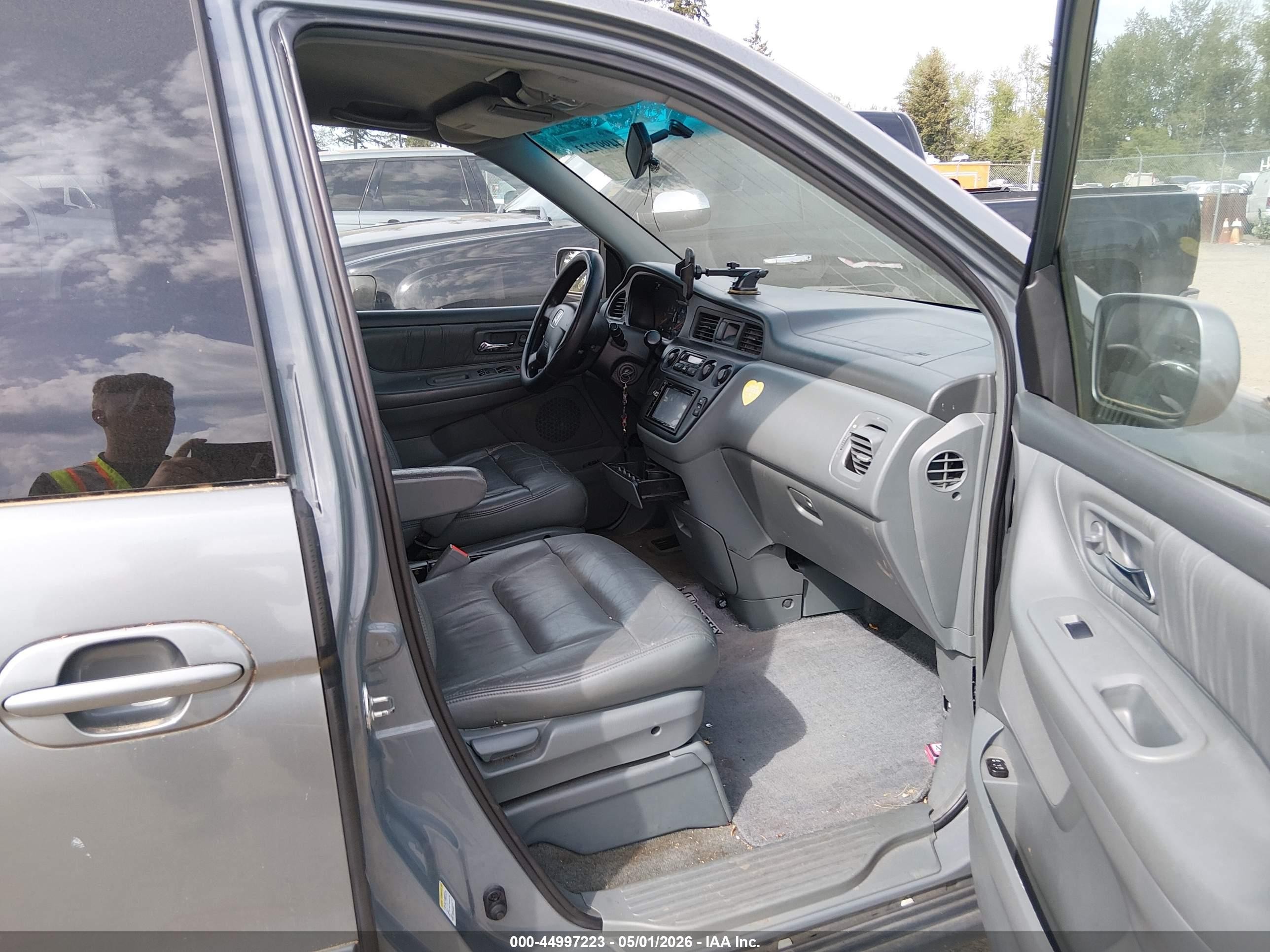 2002 Honda Odyssey Ex-l Gray vin: 2HKRL18932H553688