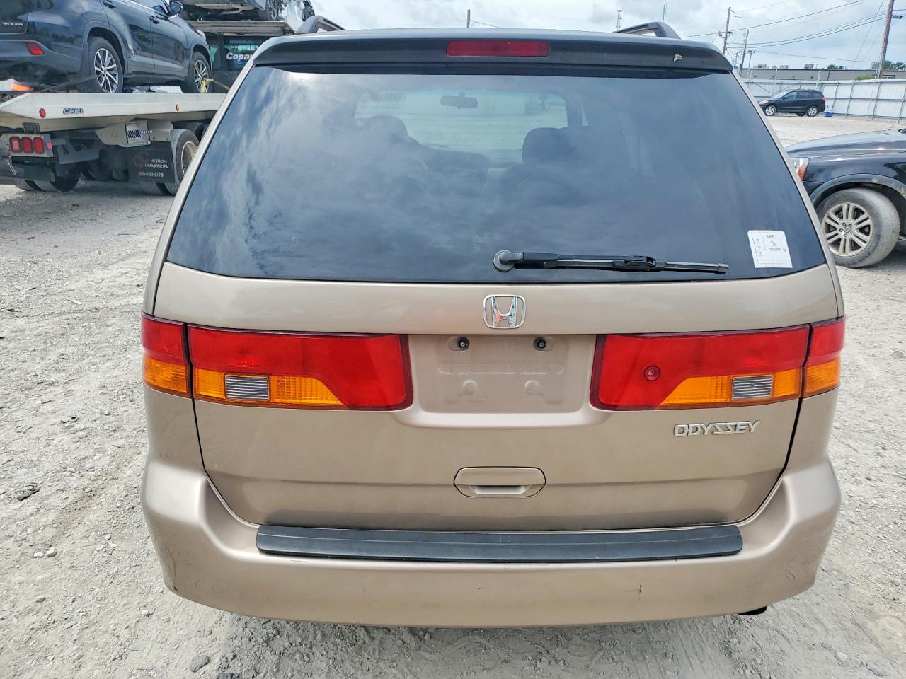 2003 Honda Odyssey Exl Beige vin: 2HKRL18933H505481