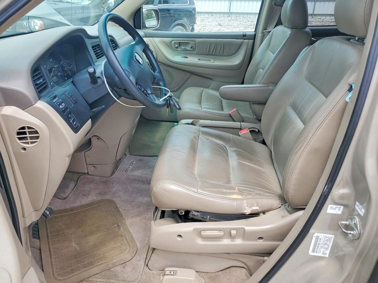 2003 Honda Odyssey Exl Beige vin: 2HKRL18933H505481