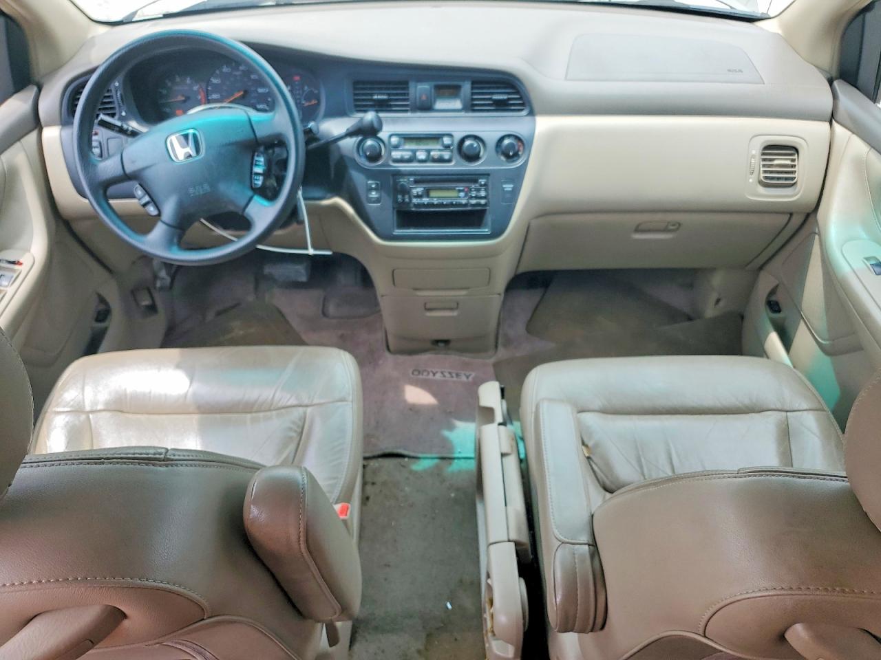 2003 Honda Odyssey Exl Beige vin: 2HKRL18933H505481
