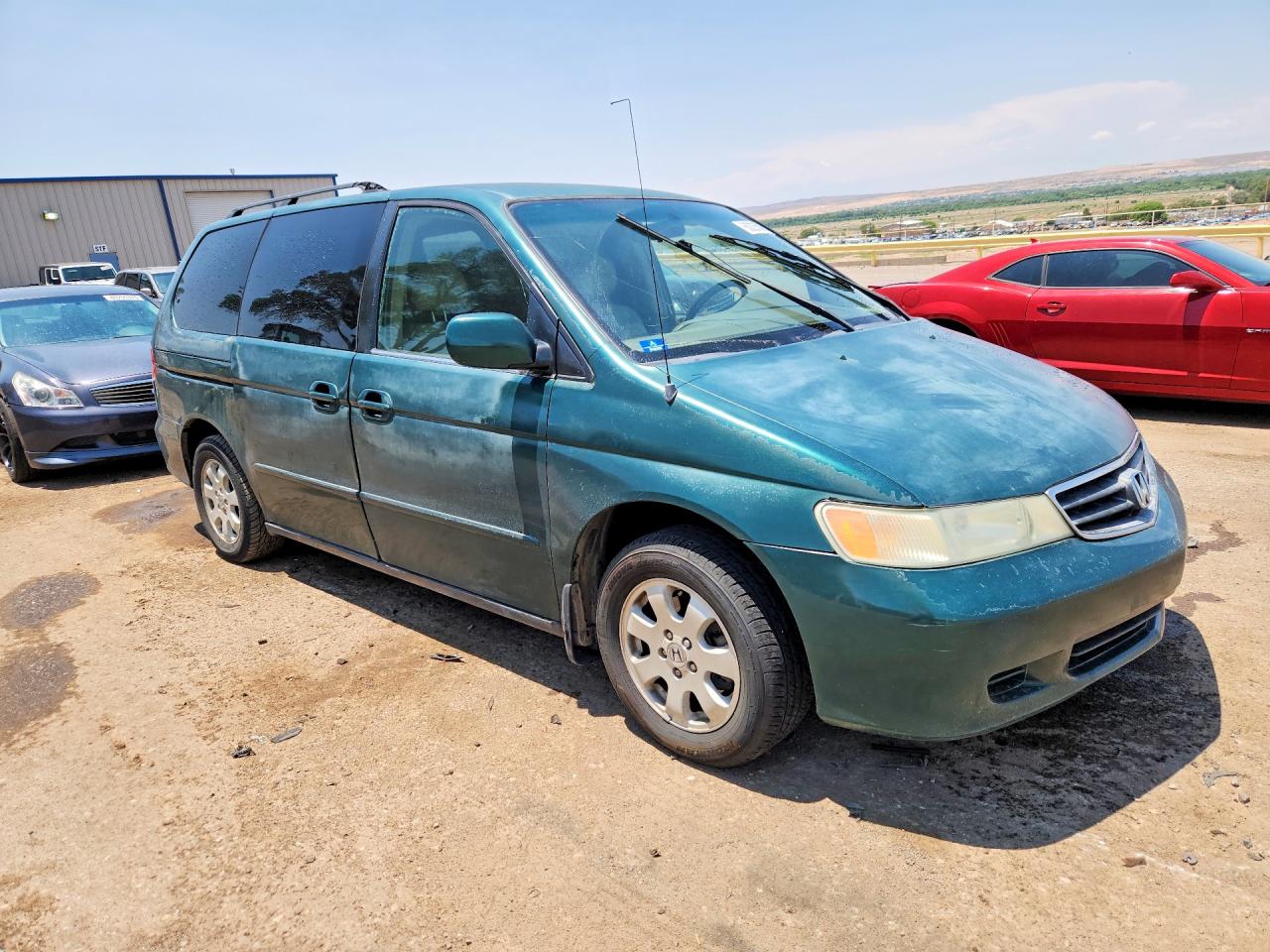 2002 Honda Odyssey Exl Green vin: 2HKRL18942H527018