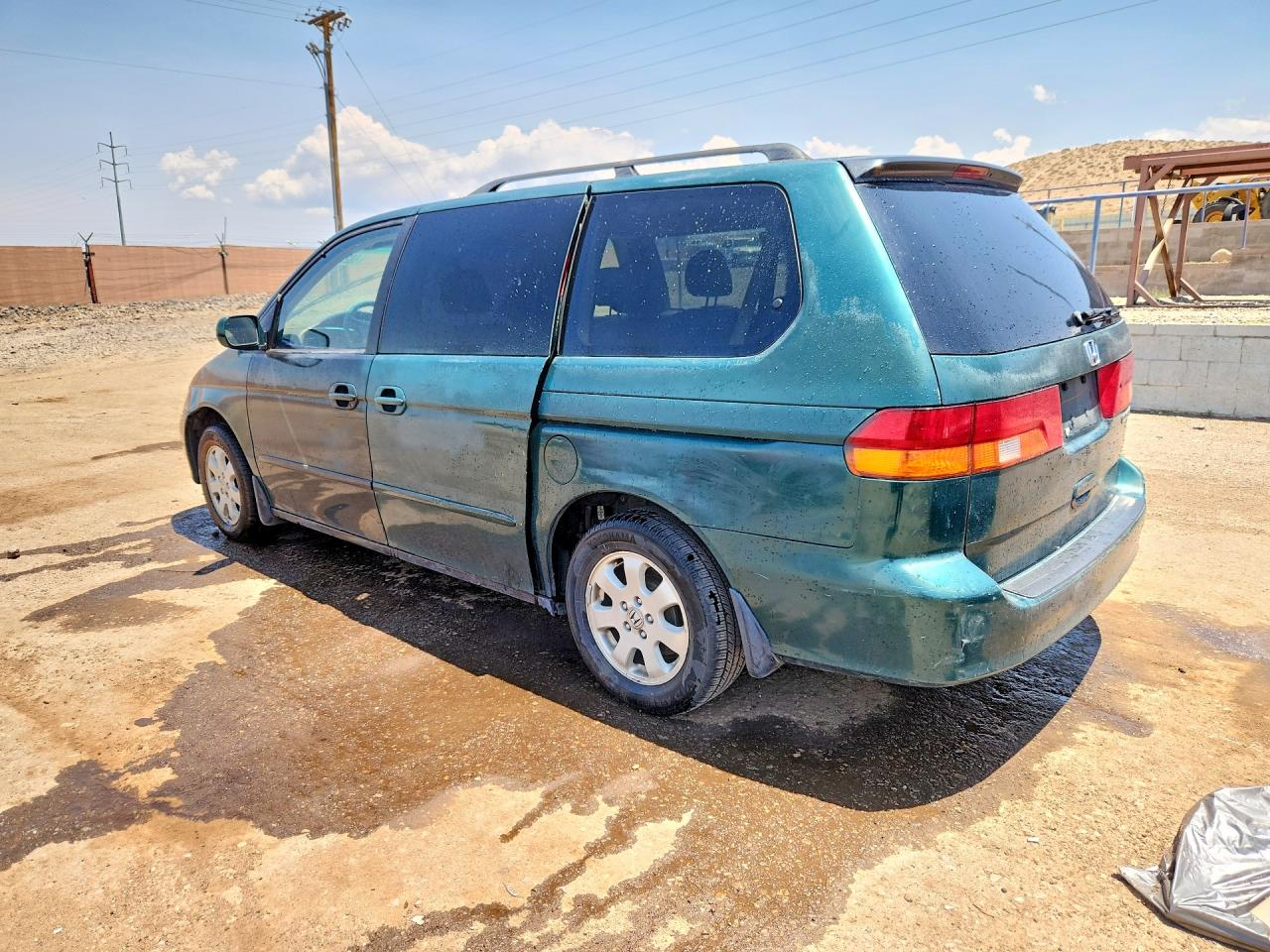 2002 Honda Odyssey Exl Green vin: 2HKRL18942H527018