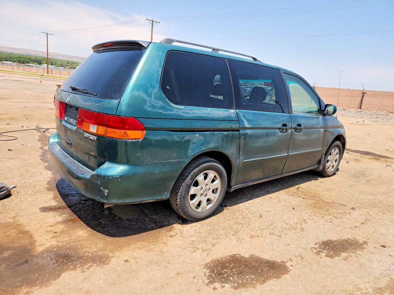 2002 Honda Odyssey Exl Green vin: 2HKRL18942H527018