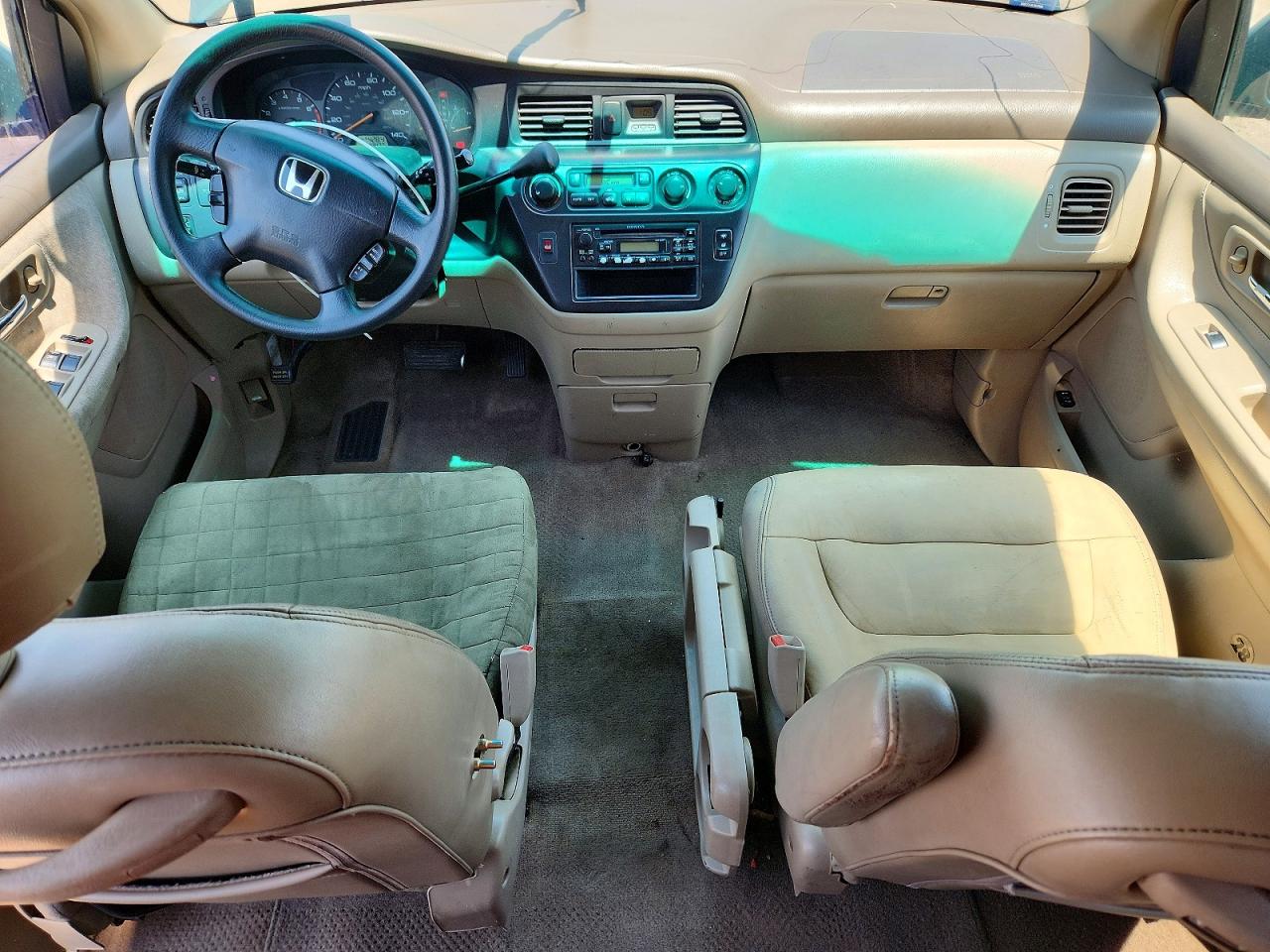 2002 Honda Odyssey Exl Green vin: 2HKRL18942H527018