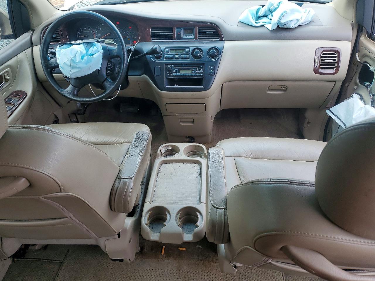 2002 Honda Odyssey Exl Gold vin: 2HKRL18962H528932