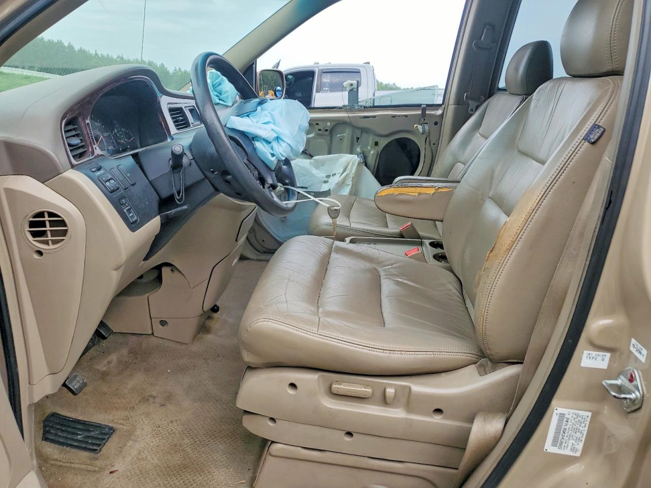 2002 Honda Odyssey Exl Gold vin: 2HKRL18962H528932